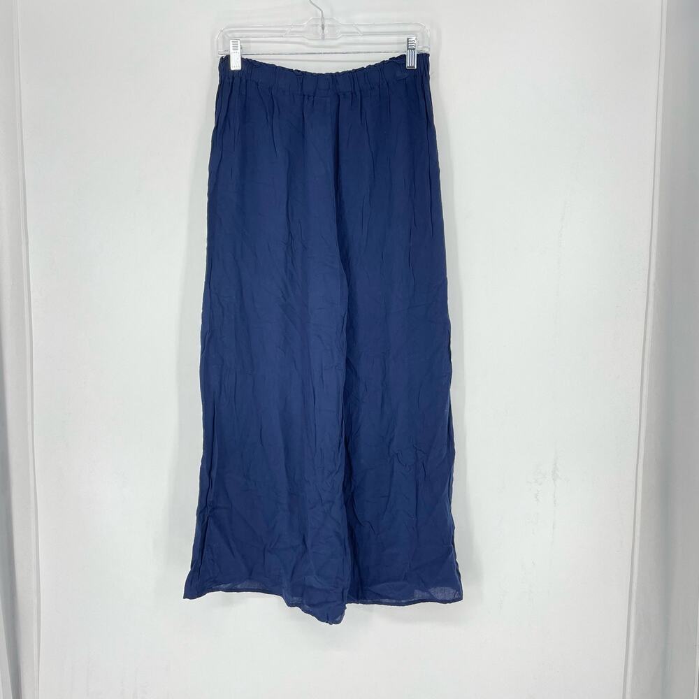 Rue21 High Rise Wide Leg Navy Pants Size Large - Picture 5 of 6
